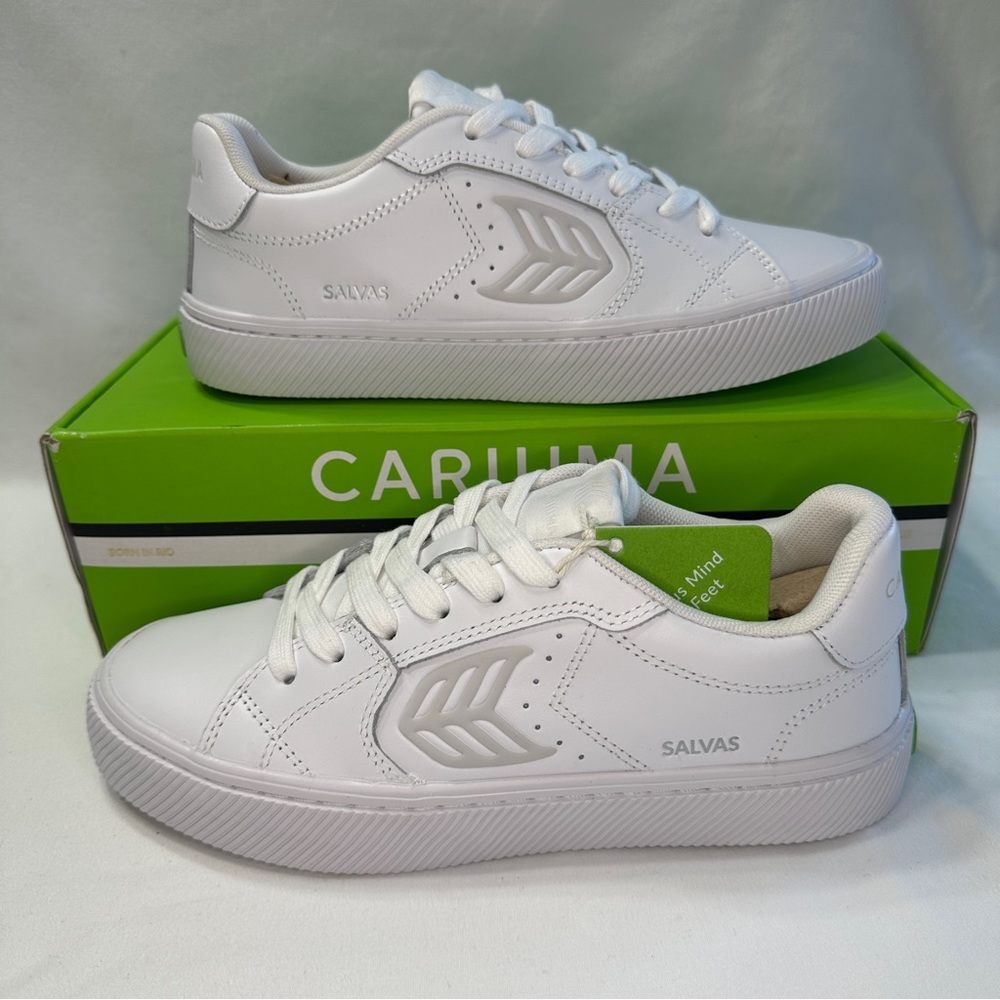 NEW Cariuma SALVAS White Leather Sneaker